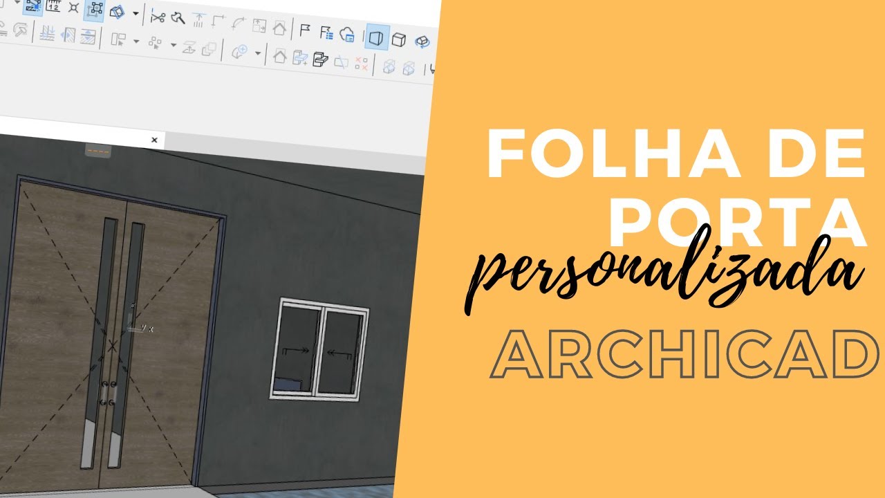 Como modelar porta personalizada no Archicad