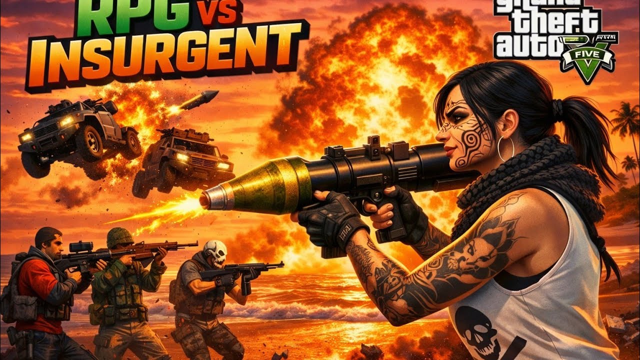 GTA 5 Online : Rpg vs Insurgent