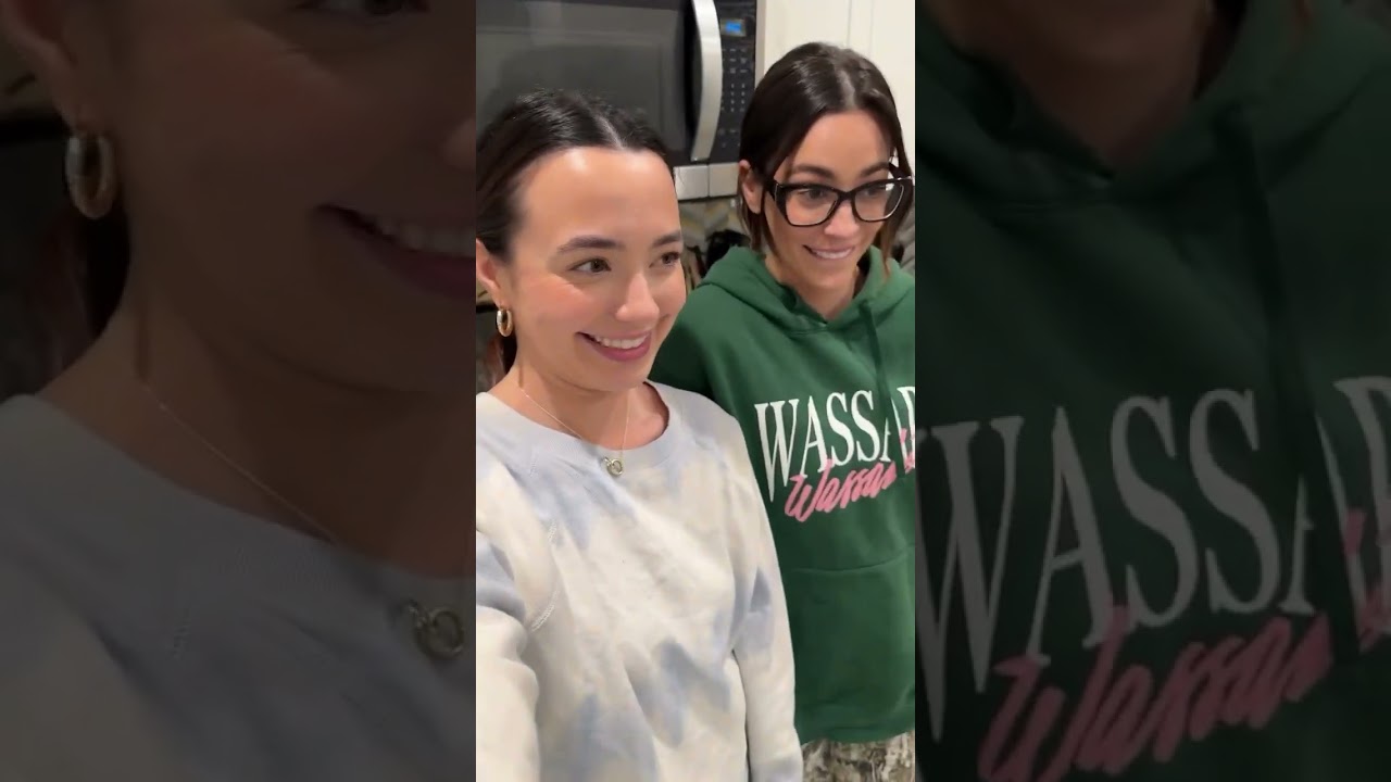 Alexxis Lemire and Veronica Merrell cooking sinigang for their Filipino husband