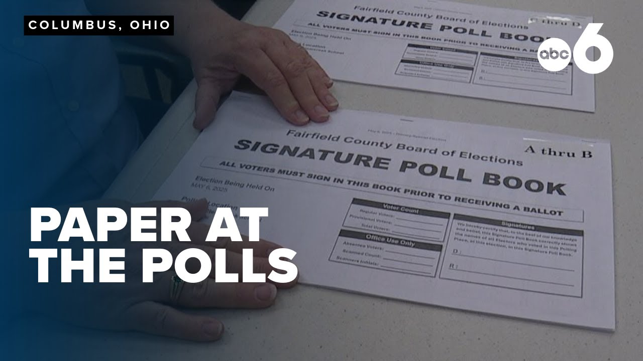 Ohio counties revert to paper pollbooks amid security concerns