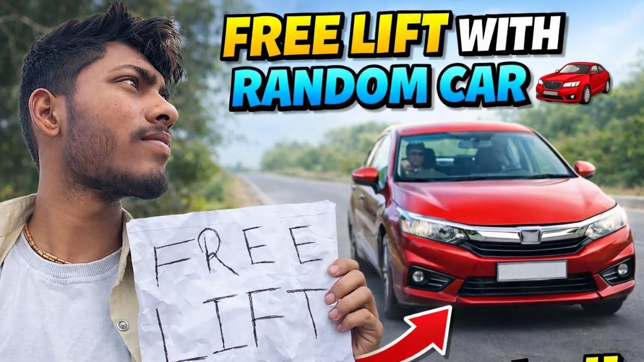 Pehla gadi ne lift de diya 😎(itna jaldi challange khatam 😀)