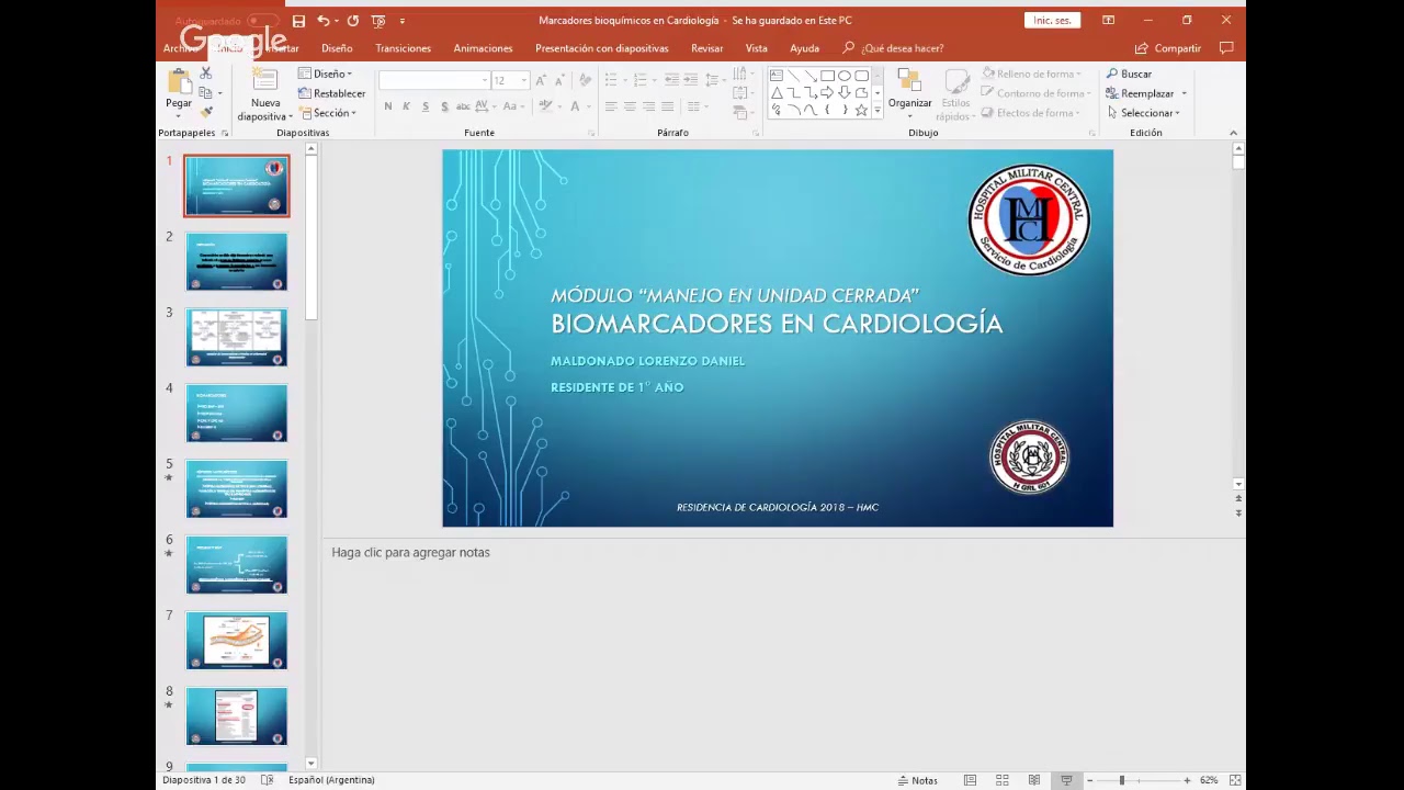 BIOMARCADORES EN CARDIOLOG&Iacute;A