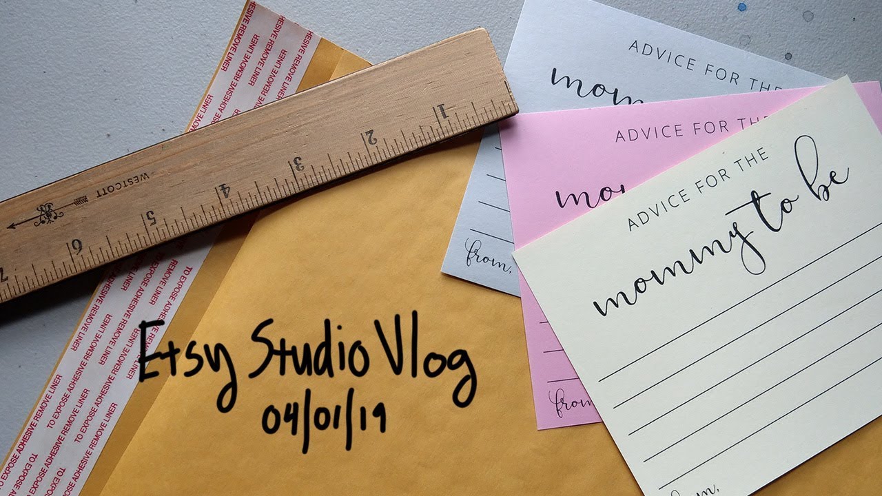 Studio Vlog - Etsy Seller Day In The Life