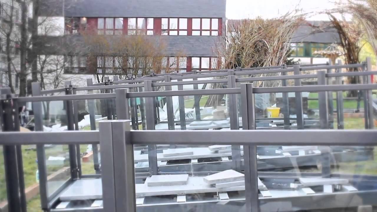 Bonda Balkonbau Rennsteighotel - Die Montage