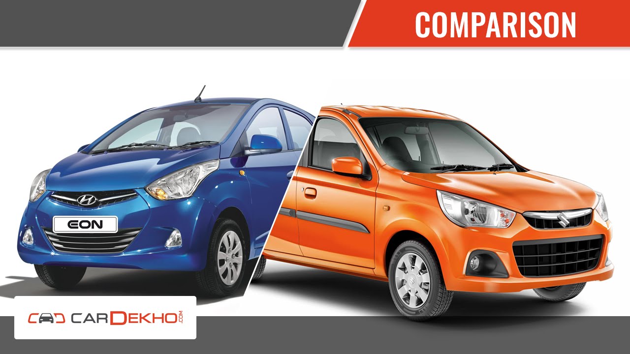 Hyundai Eon Vs Maruti Suzuki Alto K10 | Comparison Video | CarDekho.com