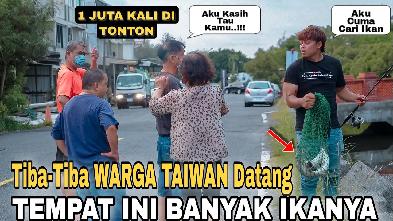 Di Datangi Warga Taiwan Can Kevin Selalu Full Senyum