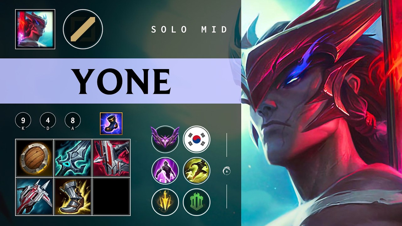 Yone Mid vs Mel - KR Master Patch 26.06