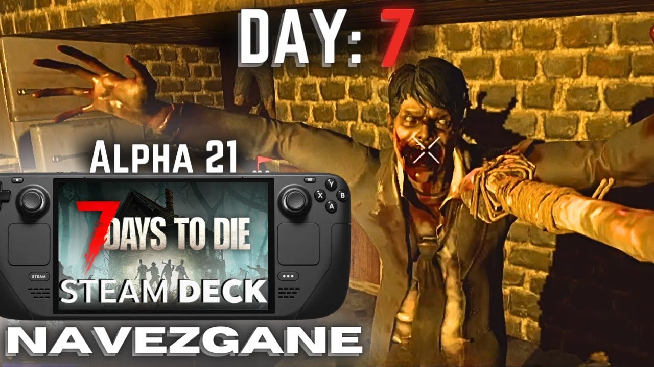 Navezgane Day 7: Horde Night! | 7 Days to Die on Steam Deck (No Commentary)