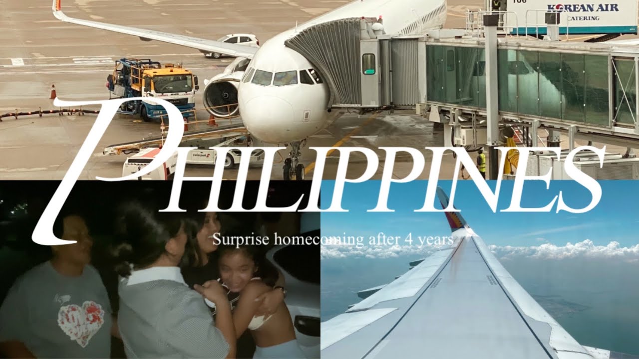 Philippines Vlog | Surprise homecoming after 4 years