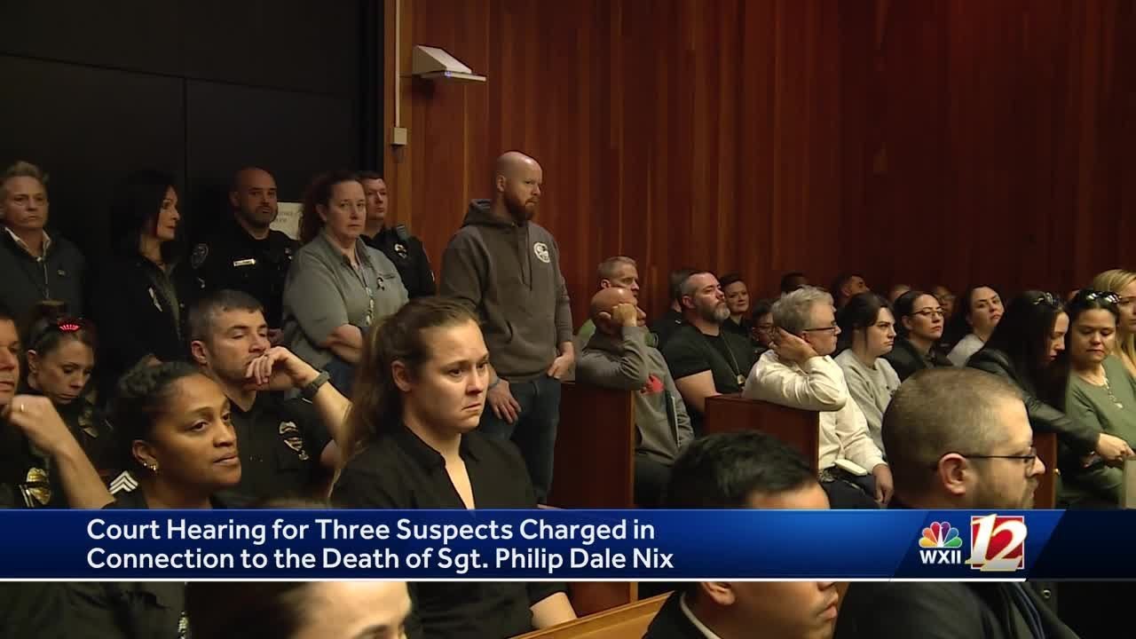 Suspects in Sgt. Nix's death appear in court