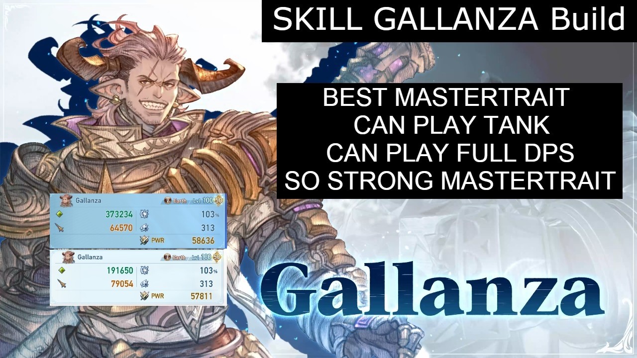 Granblue Fantasy: Relink - Endless Ragnarok |SKILL GALLANZA Build |BROKEN MASTERTRAIT