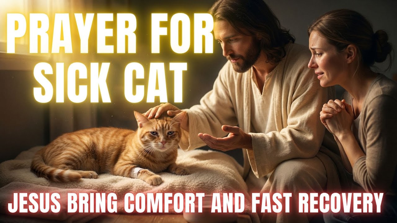 Prayer for Sick Cat | Jesus Bring Comfort and Fast Recovery | His Ever-Present