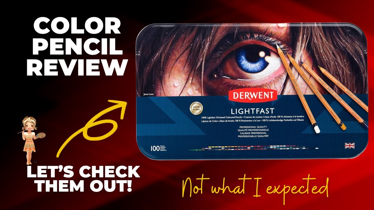 Derwent Lightfast colored pencil review- I was surprised!