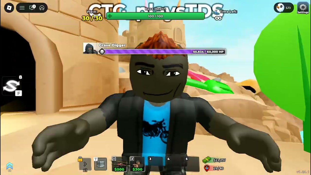 Beating The Grave Digger In TDS On The New Account! 💪🔥👍
