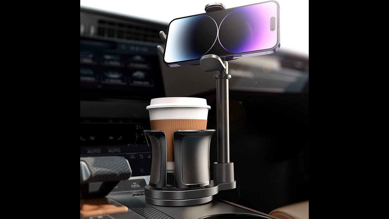Cup Holder Expander Phone Mount for Car Tough 2-in-1 LISEN Cup Phone Holder for Car Mount Adjustable