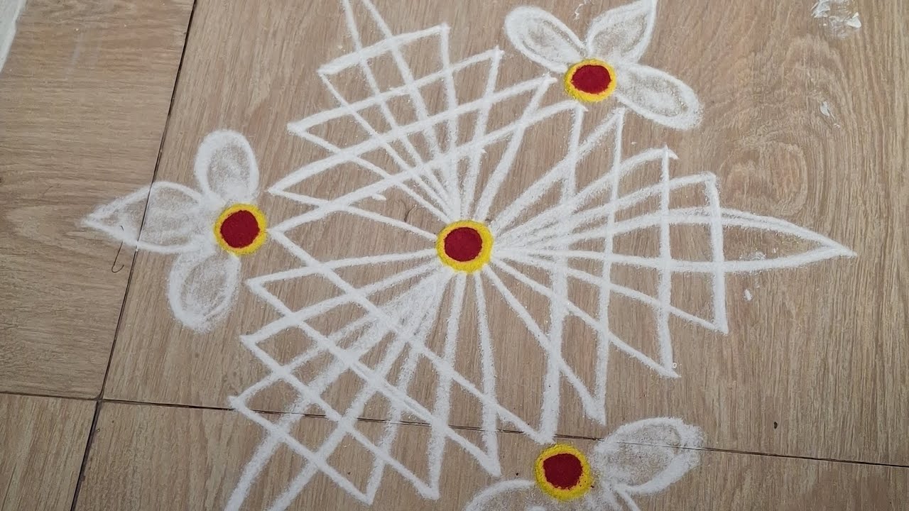 आजची सुबक रांगोळी llrangoliartllrangolidesignllrangoliradiance 