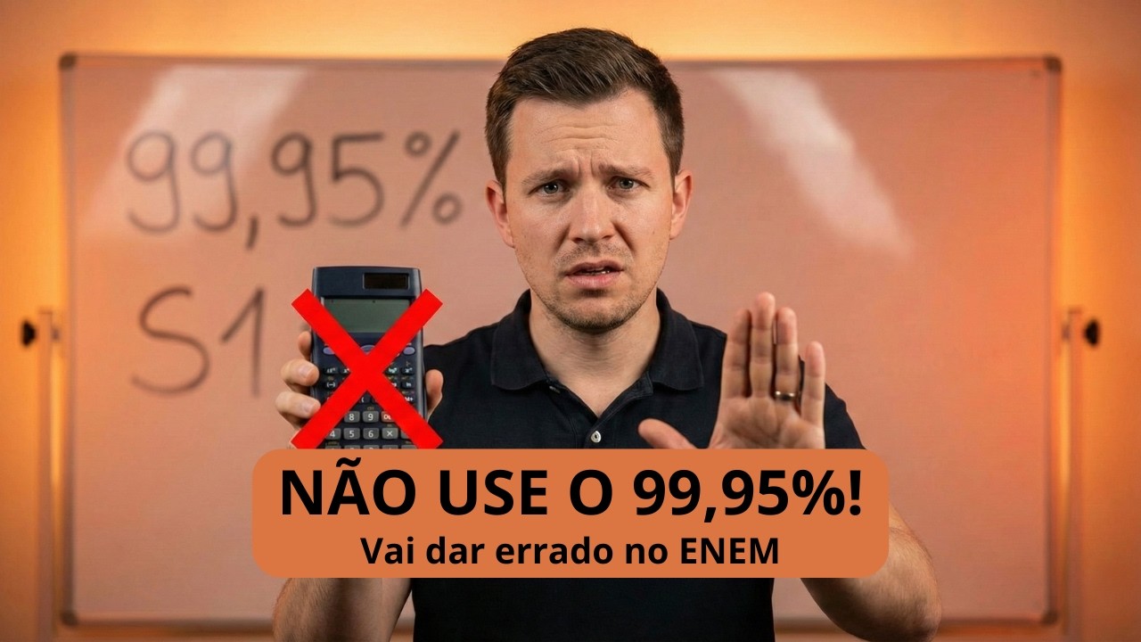 NÃO USE O 99,95%! 🚫 O Erro Fatal na Questão de Soluções (ENEM 2025)