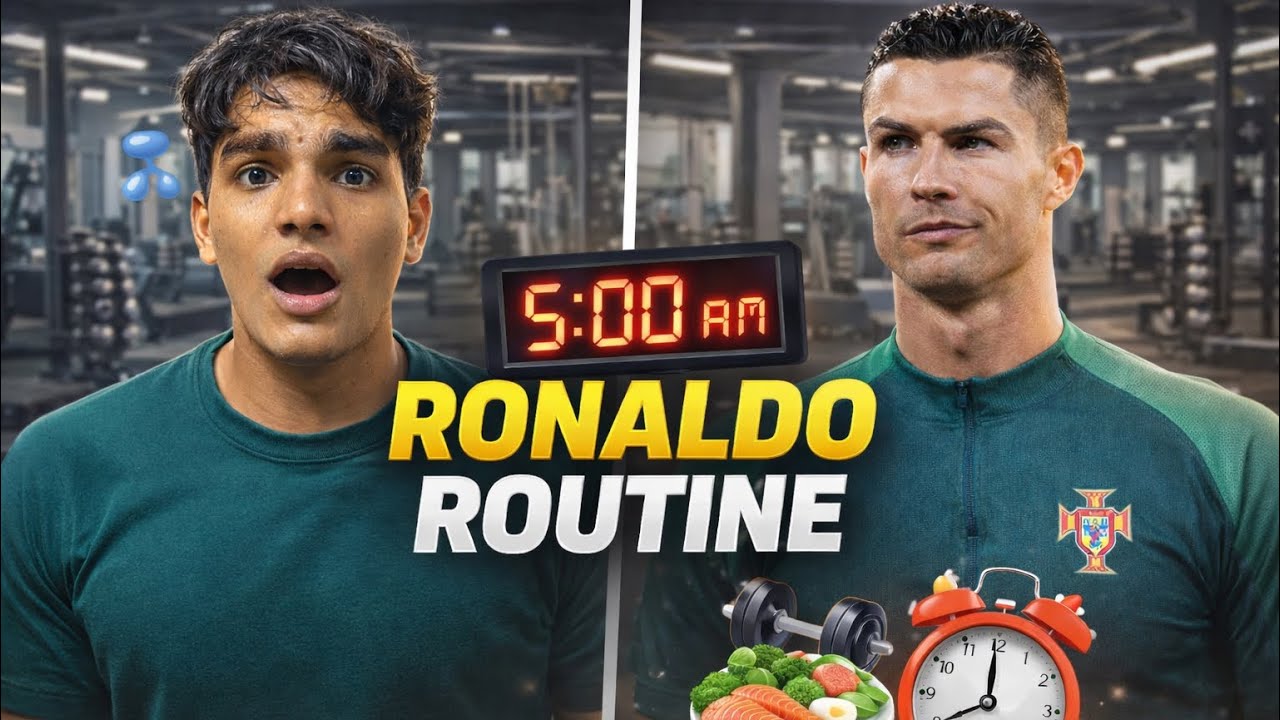 Living Like Cristiano Ronaldo for 24 Hours ( His Real Routine 🤯 ) 