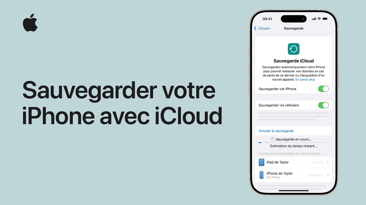 Sauvegarder votre iPhone avec iCloud | Assistance Apple
