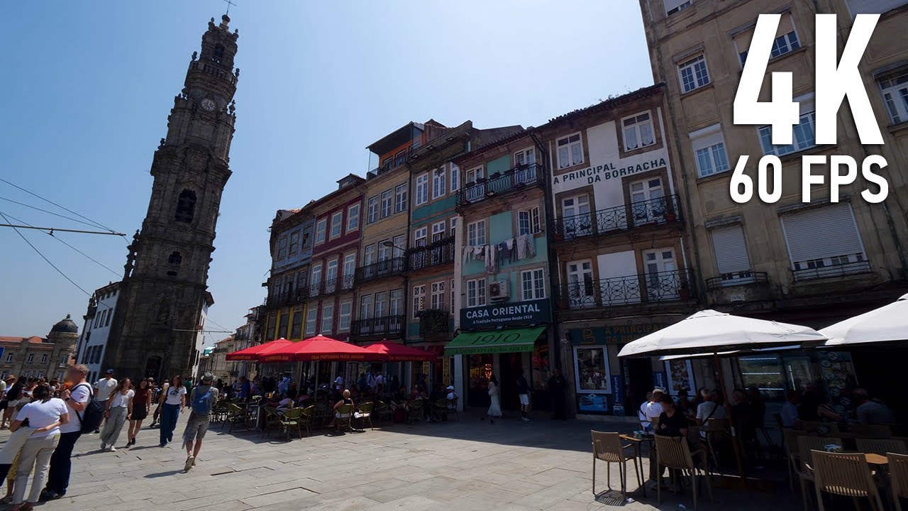 Walking in Porto 🇵🇹 | Avenida dos Aliados, Gardens & Baroque Churches