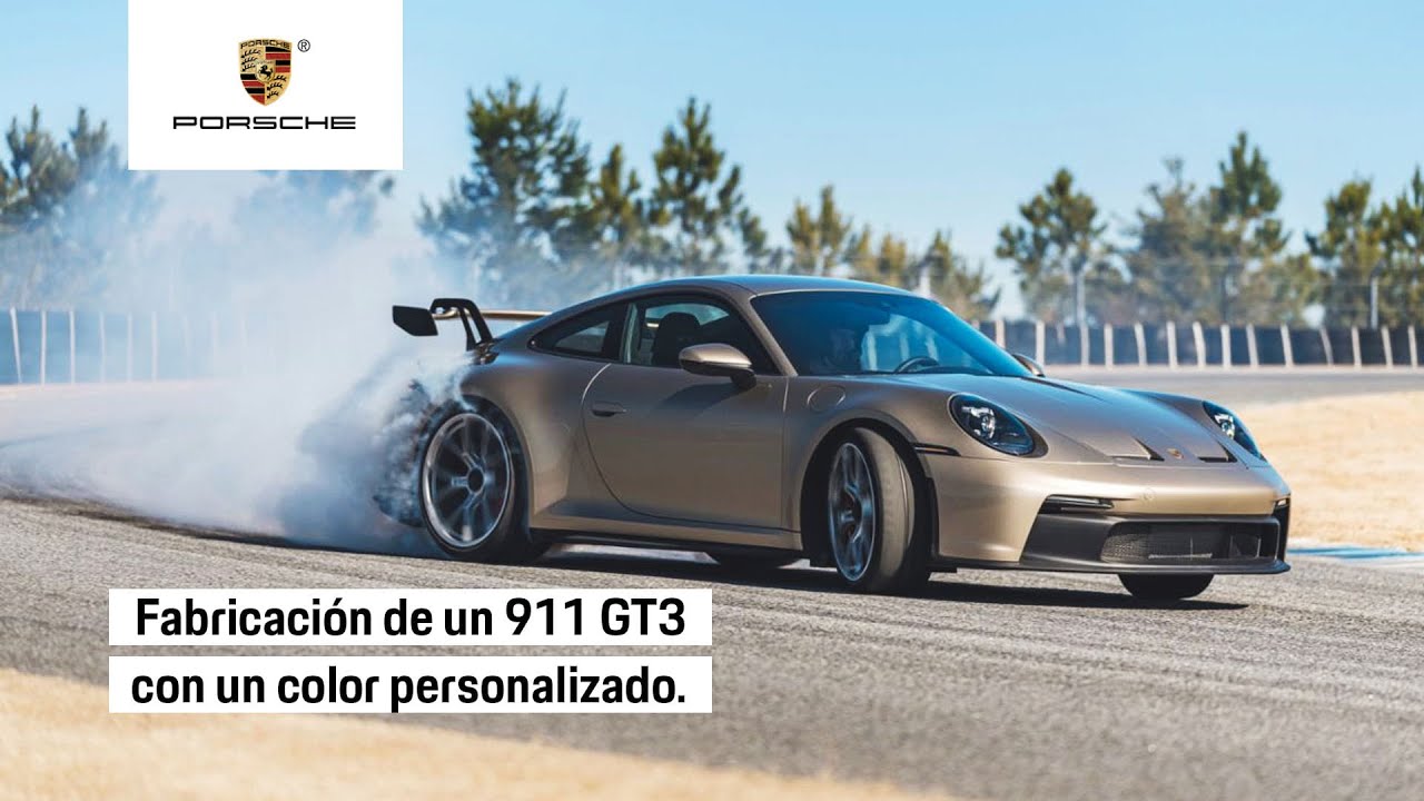 Fabricación de un 911 GT3 con un color personalizado