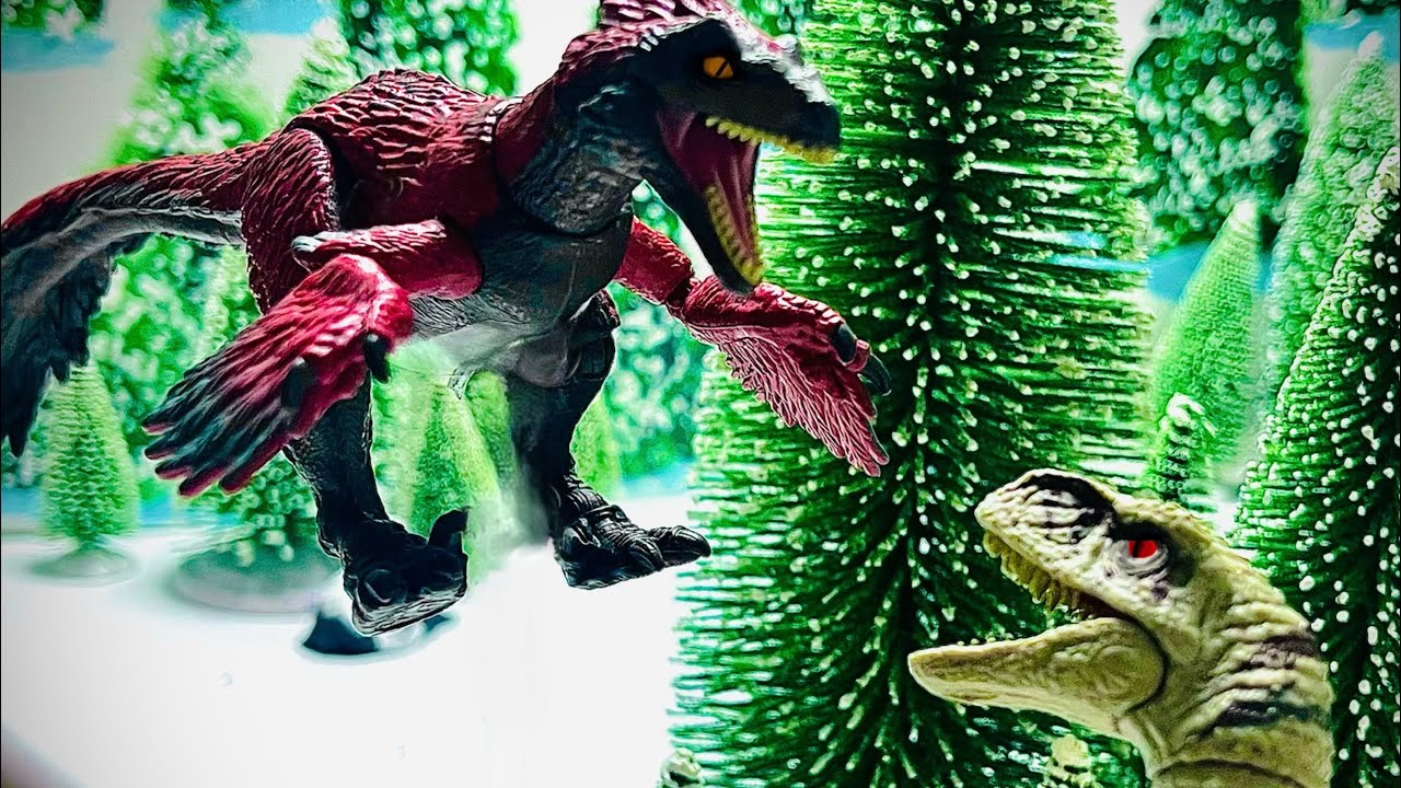 Atrociraptor VS Pyroraptor | Stop Motion Animation | Hammond Collection