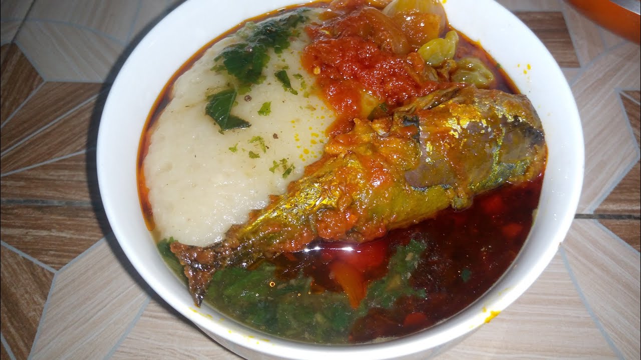 konkonte with ayoyo soup recipe. Ghana's appetizing dishes