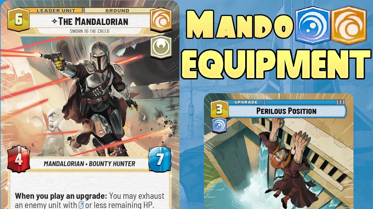 The Mandalorian Lands In Set 3. Deck Profile Star Wars Unlimited