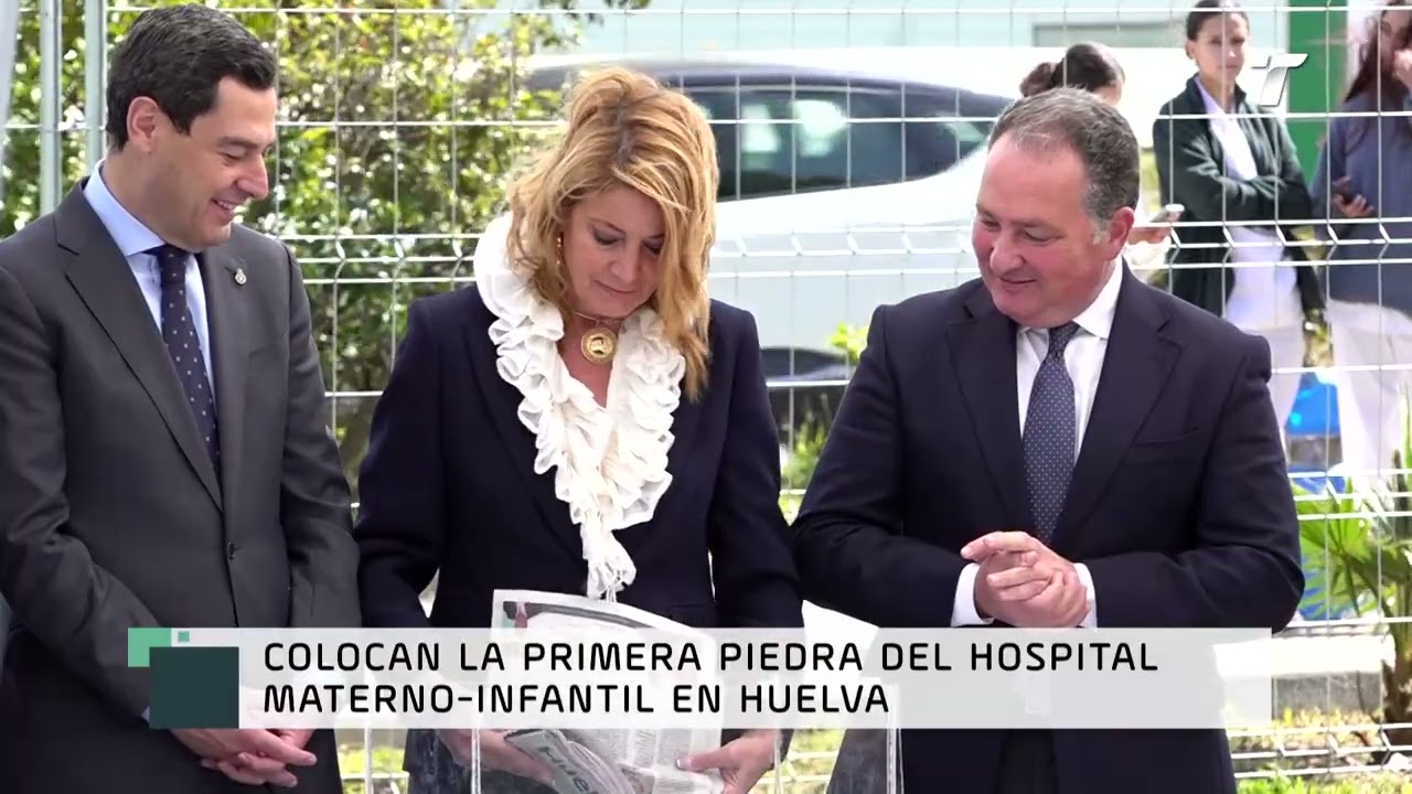 Colocan la primera piedra del hospital Materno-Infantil en Huelva