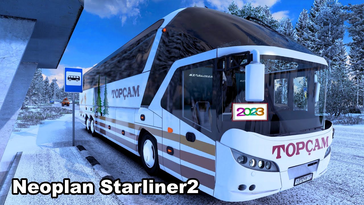 Neoplan Starliner II | ETS 2 | Winter route 2023