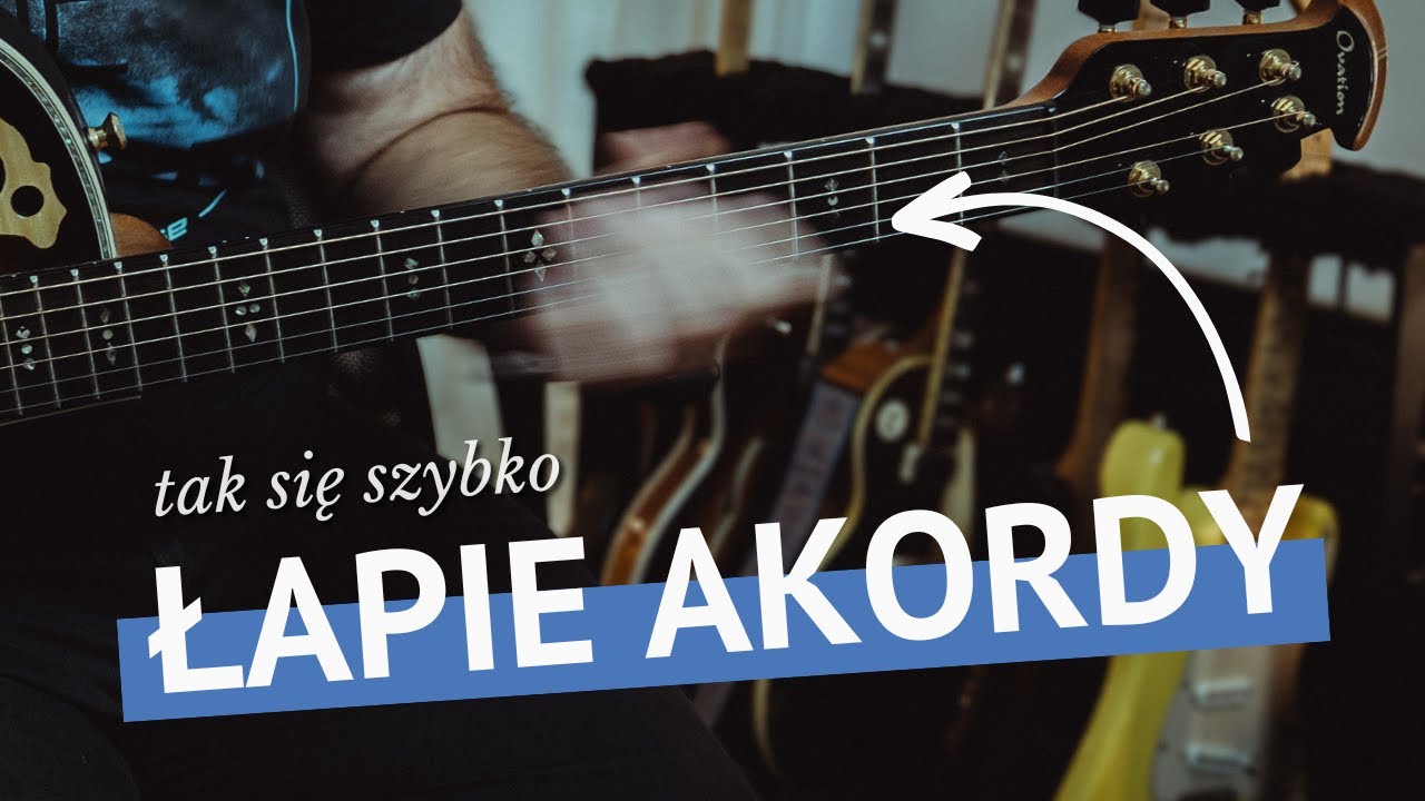 Jak SZYBKO zmieniać AKORDY na gitarze? 🎸