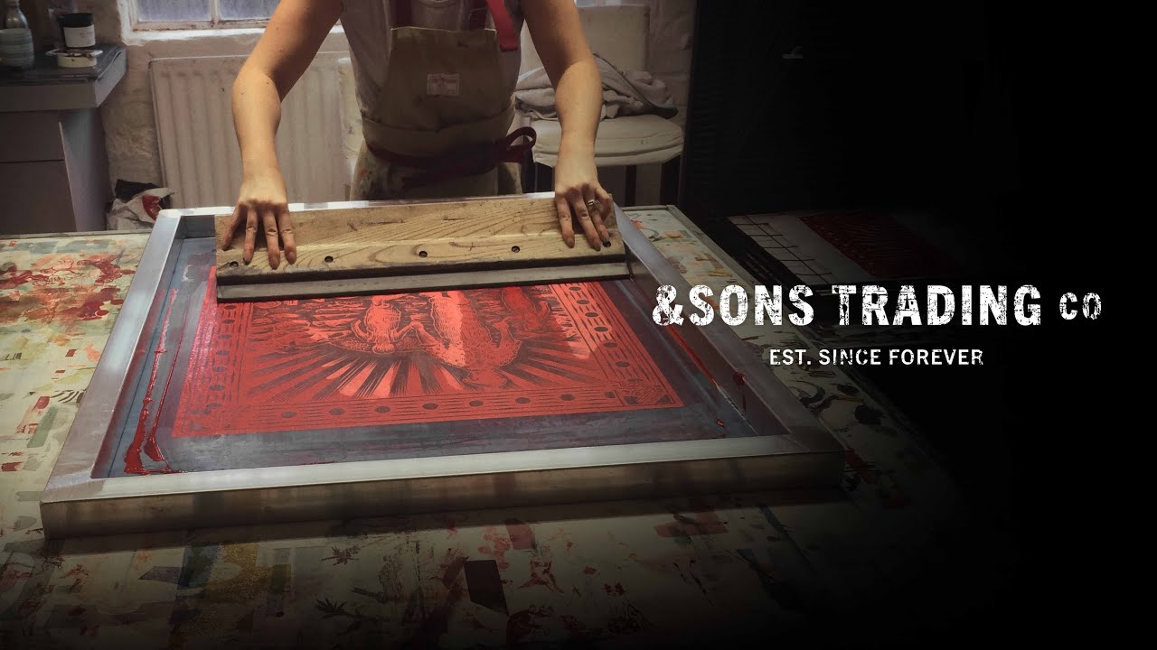 &SONS | The Making of the Screen Print Bandana