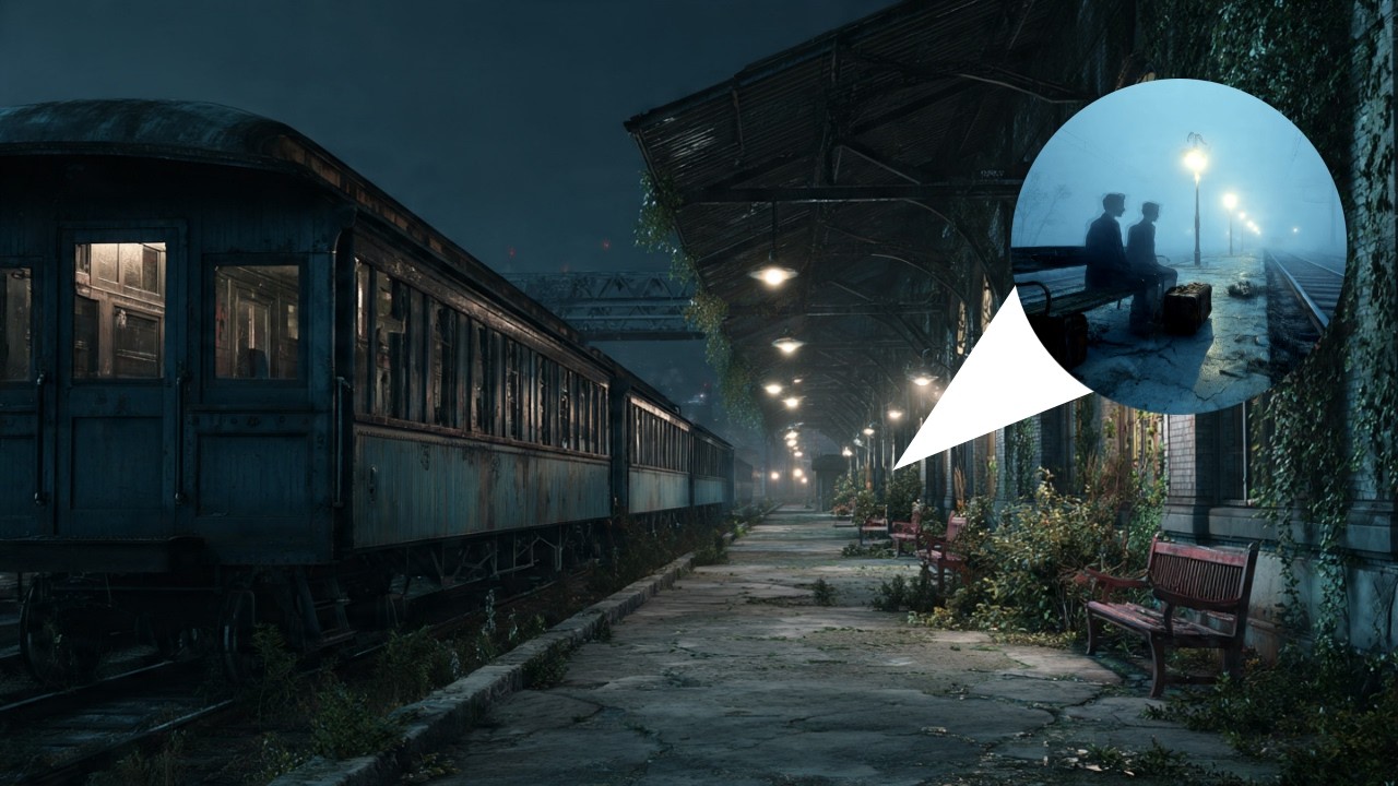 A Estação ABANDONADA onde pessoas foram vistas andando sem rumo ao redor dela