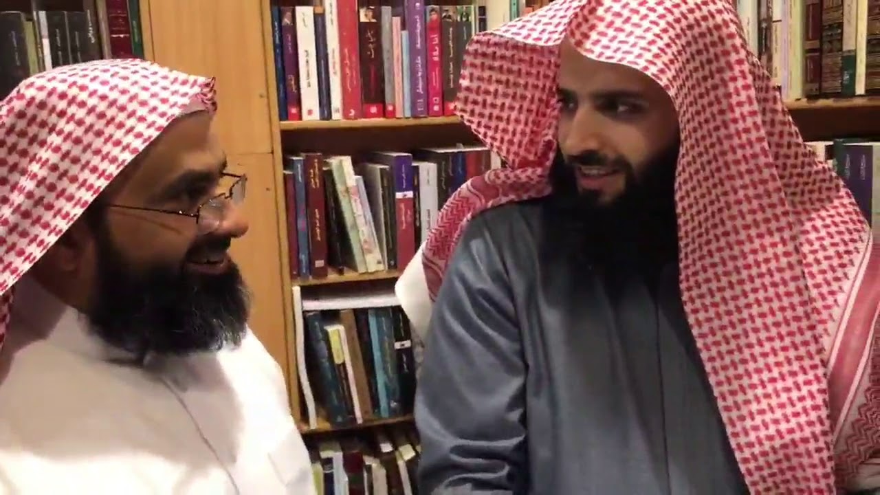 توثيق زيارة أ. فهد التميمي  لمكتبة الشيخ الجليل فهد الجريوي