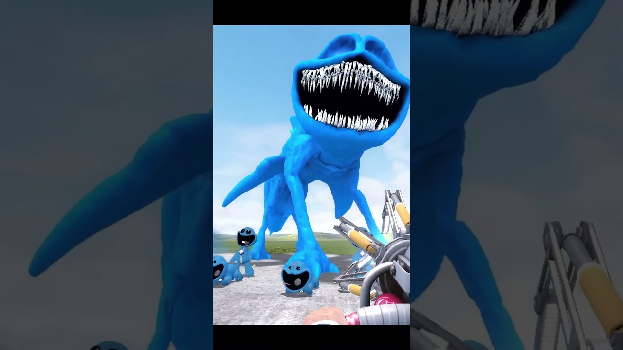 EVOLUTION OF NEW GODZILLA GLIMMER FISH FORGOTTEN SMILING CRITTERS Part 1 #poppyplaytime #gmod