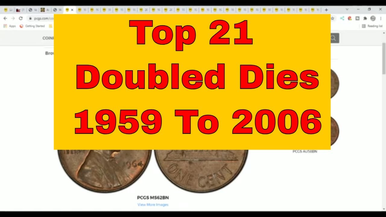 Top 21 Doubled Die Pennies 1959 to 2006 To Look For Cherry Picker Cents