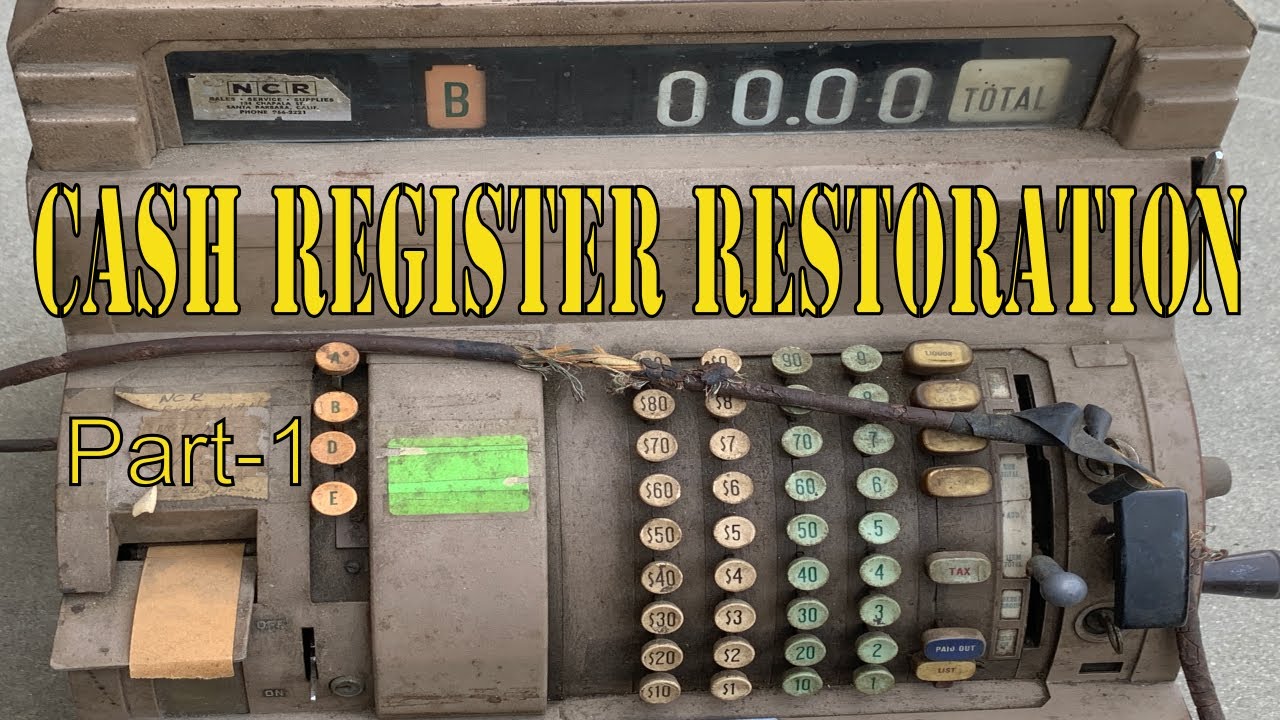 Ultimate Cash Register Restoration Guide: Transform Your Antique Machine Today!      #cashregister