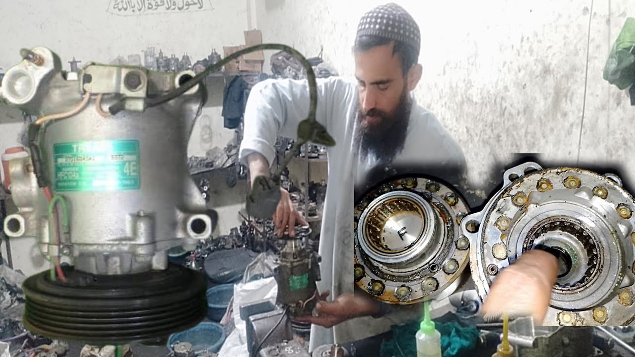 Honda life compressor||How To Repair Honda life compressor||muddasar compressor repairing center