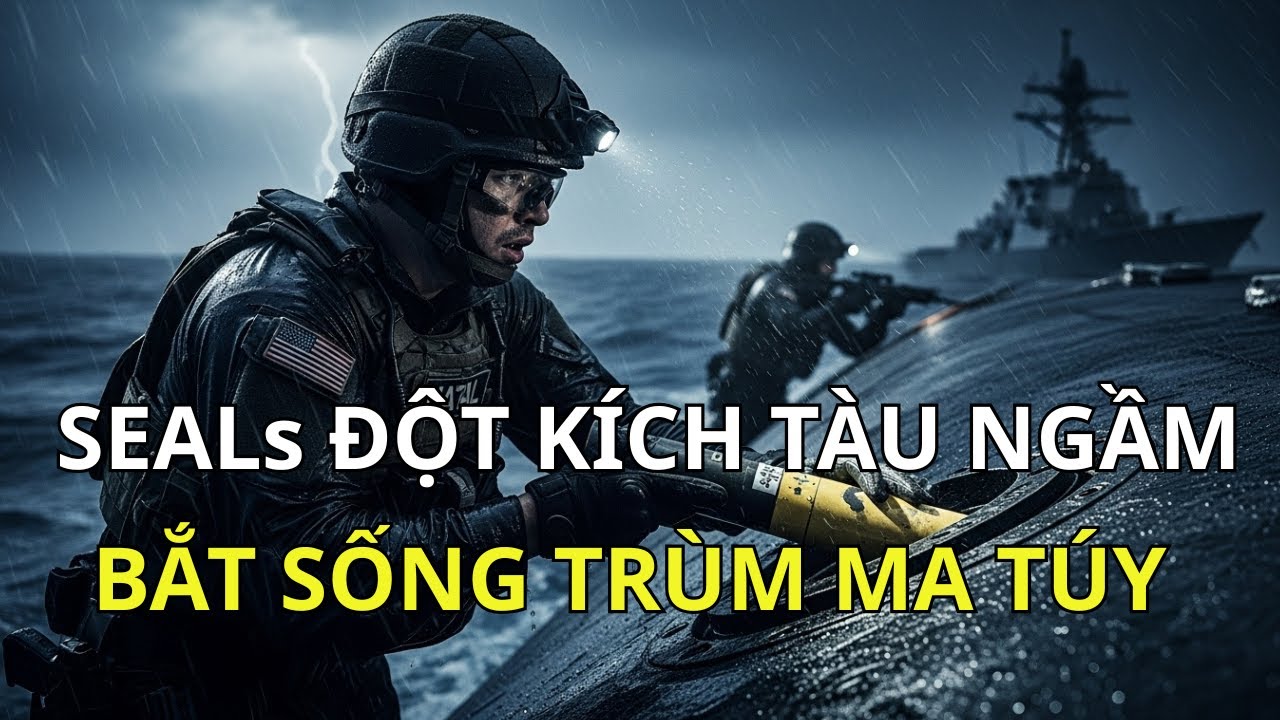 CHIẾN DỊCH BÓNG MA: NAVY SEALs Đột Kích Tàu Ngầm Narco 300 Triệu USD!