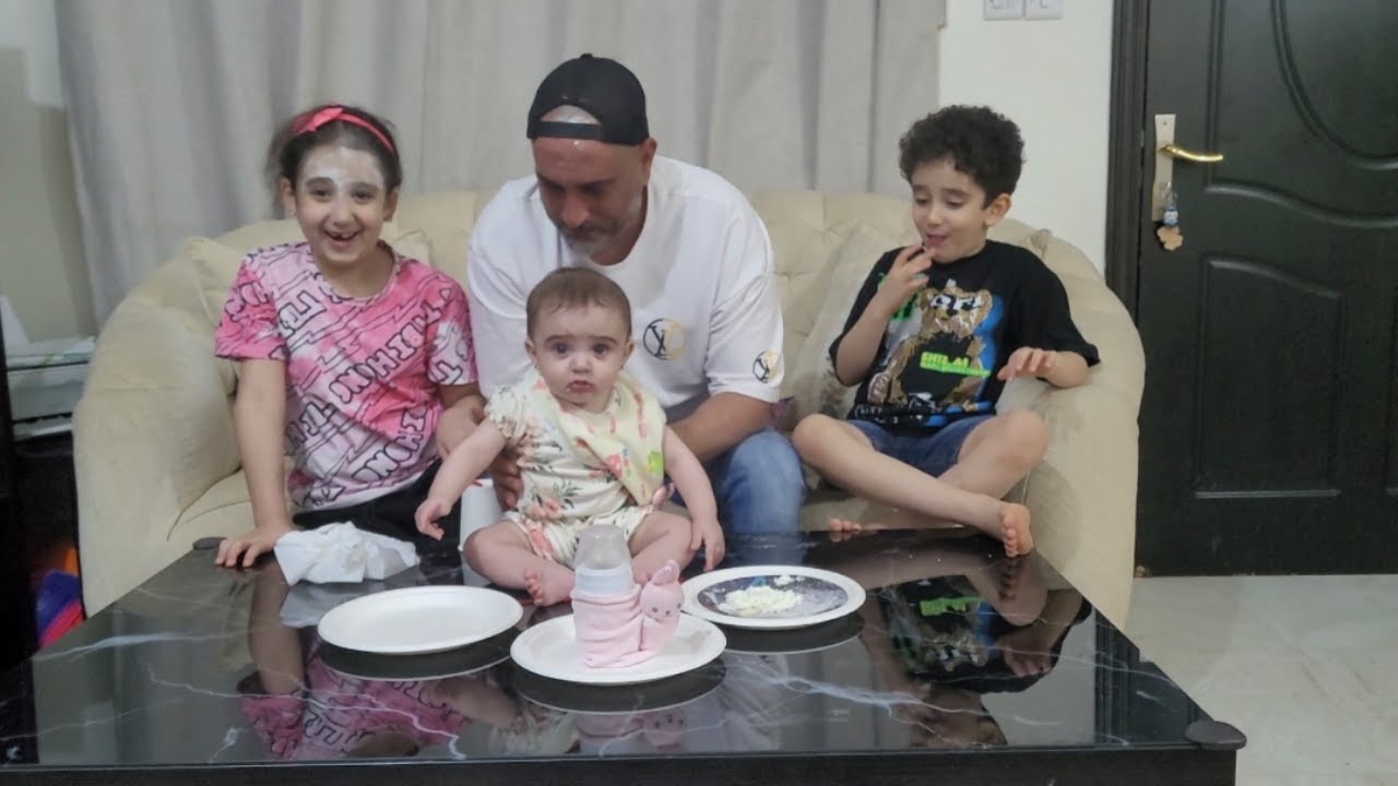 اول مره نتحدى بابا وكاتيا|لا تسحب الخيط الغلط او الصحن الغلط تاليا وسيف ضحك من الاخر