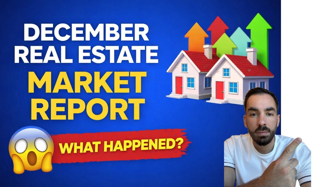 December Real Estate Market Update 📊 | What Happened to Home Prices, Rates & Inventory?