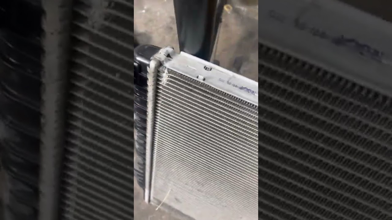 AUDI A3 RADIATOR REMOVAL.