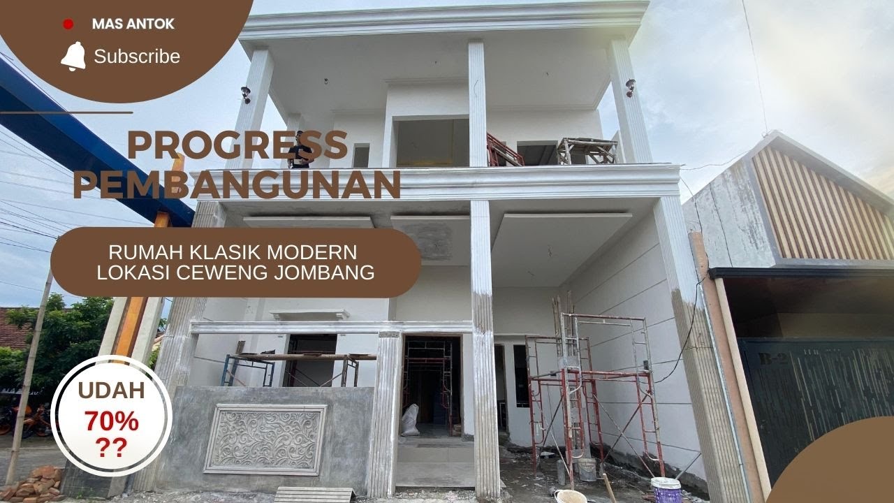 KOLAM IKAN DIDALEM RUMAH⁉️PROGRESS RUMAH KLASIK MODERN‼️|| KOASI CEWENG JOMBANG ||