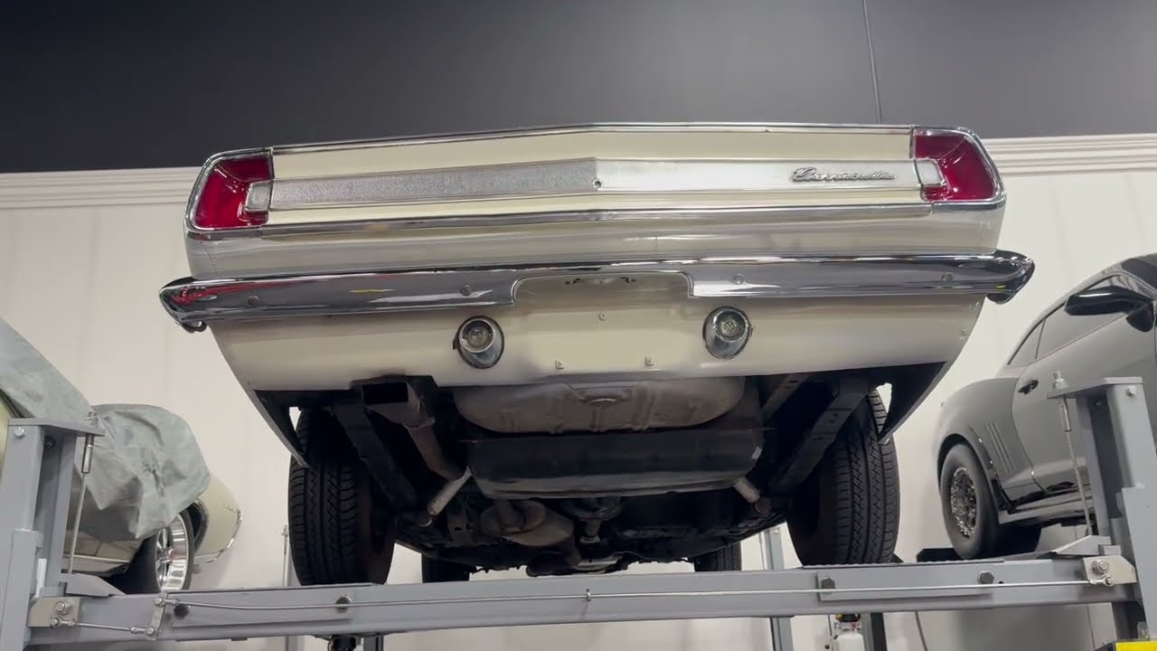 (UNDERSIDE) 1967 Plymouth Barracuda. --- At Celebrity Cars Las Vegas