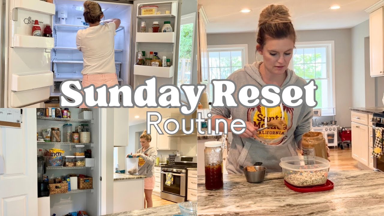 Sunday Reset Routine. Fridge Deep Clean. Healthy Kid Snack. Grocery Haul.