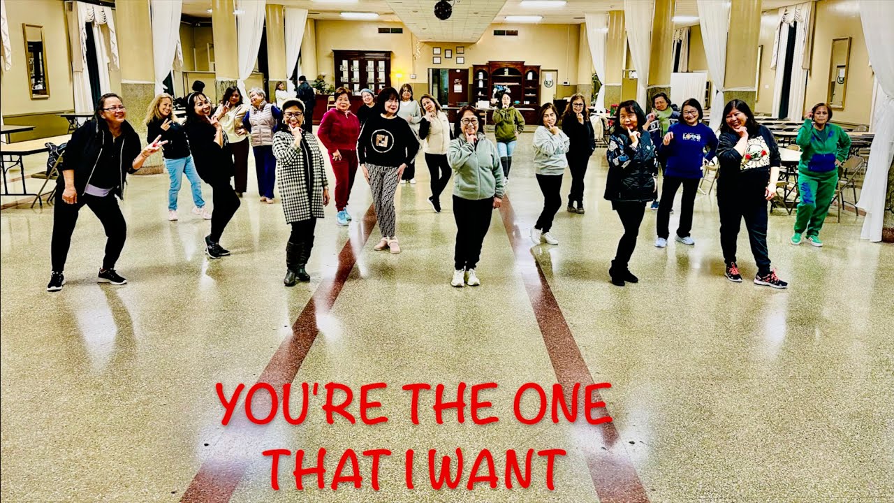 You're The One That I Want Line Dance