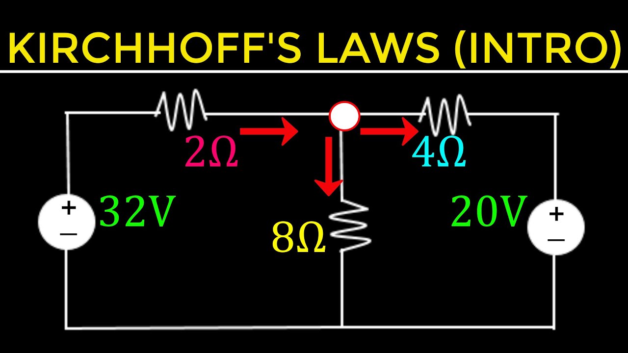 16 - Kirchhoff's Current and Voltage Law (Concept and Solved Examples)