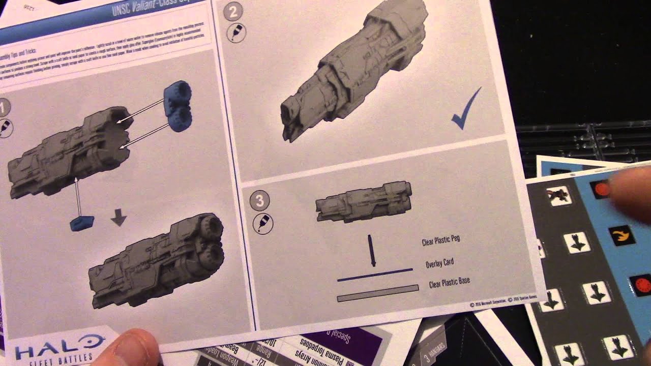 Unboxing UNSC Valiant Super-Heavy Cruiser - Halo Fleet Battles
