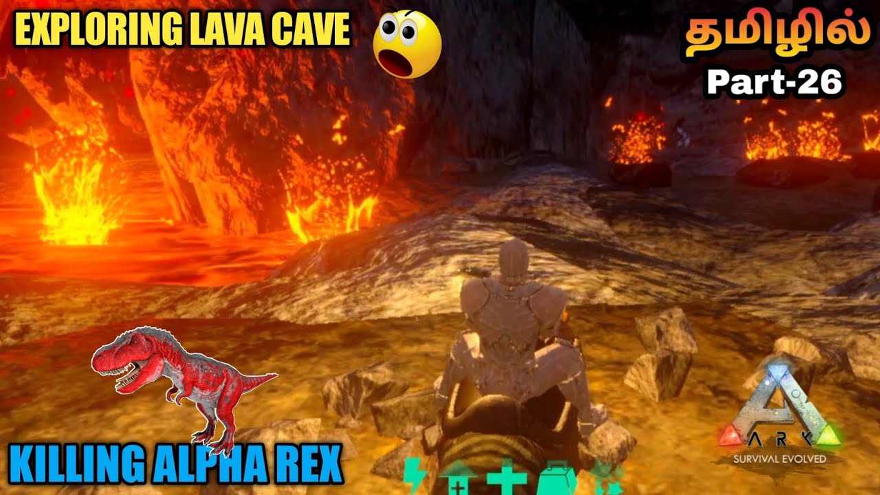 Ark Survival Evloved | Killing Alpha Rex | Lava Cave | Artifact Of Massive |Jinesh Gaming | part-26