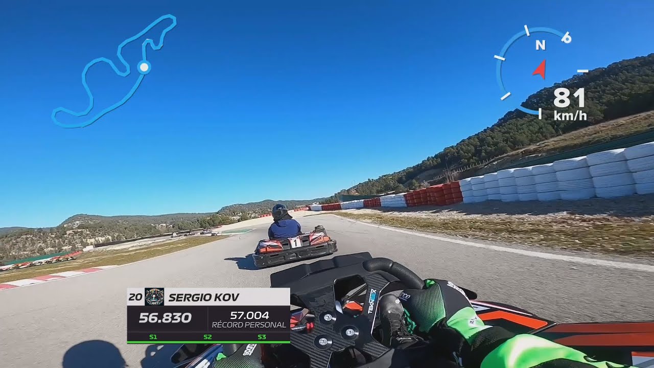 ⏱️ Karting Castellolí - Sergio Kov onboard lap (56.830)